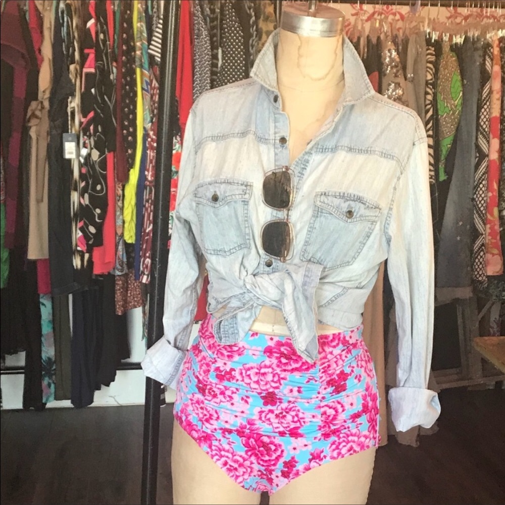 Torrid slimming swim bottoms